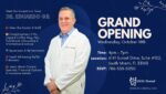 A flyer for the grand opening of a dentist.